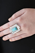 Load image into Gallery viewer, So Smithsonian - Blue Ring - Paparazzi Jewelry
