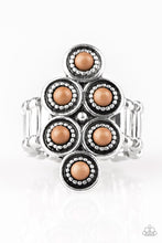 Load image into Gallery viewer, paparazzi-accessories-river-rock-rhythm-brown-ring
