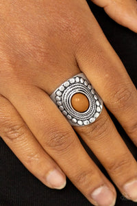 ZEN To One - Brown Ring - Paparazzi Jewelry