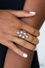 Load image into Gallery viewer, River Rock Rhythm - Copper Ring - Paparazzi Jewelry
