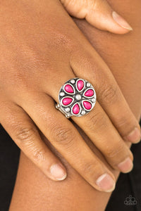 Color Me Calla Lily - Pink Ring - Paparazzi Jewelry