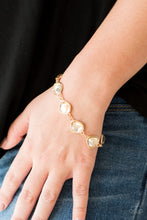 Load image into Gallery viewer, Perfect Imperfection - Gold Bracelet - Paparazzi Jewelry
