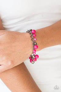 Hold My Drink - Pink Bracelet - Paparazzi Jewelry