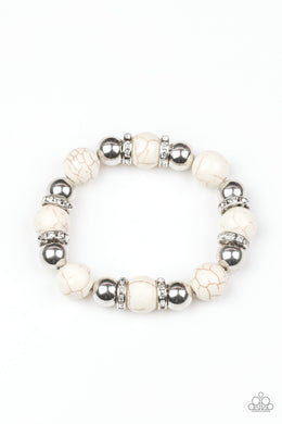 paparazzi-accessories-ruling-class-radiance-white-bracelet