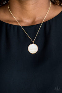 Shimmering Seashores - Gold Necklace - Paparazzi Jewelry