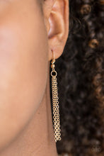 Load image into Gallery viewer, Shimmering Seashores - Gold Necklace - Paparazzi Jewelry
