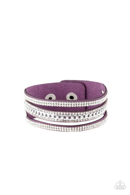 paparazzi-accessories-rollin-in-rhinestones-purple-bracelet