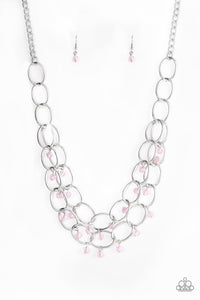 paparazzi-accessories-yacht-tour-pink-necklace