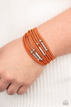 Load image into Gallery viewer, Back To BACKPACKER - Orange Bracelet - Paparazzi Jewelry
