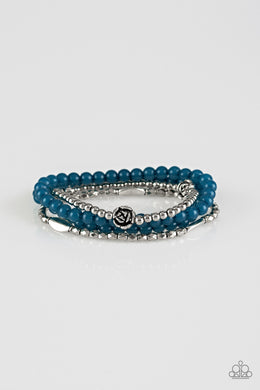 paparazzi-accessories-blooming-buttercups-blue-bracelet