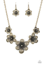 Load image into Gallery viewer, paparazzi-accessories-secret-garden-brass-necklace
