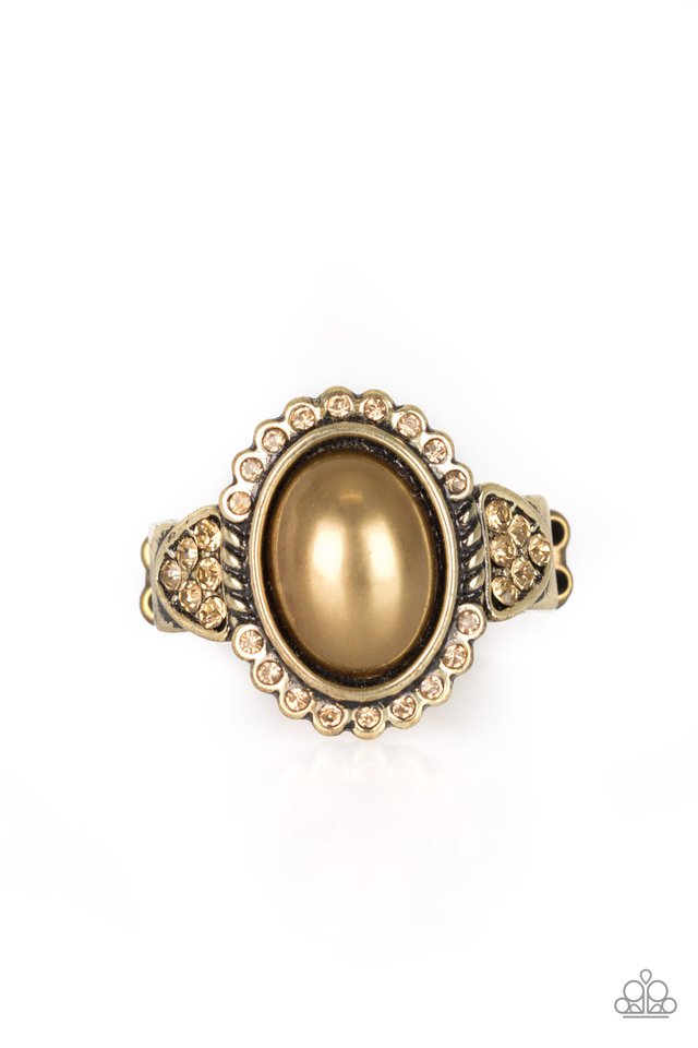paparazzi-accessories-pearl-party-brass-ring