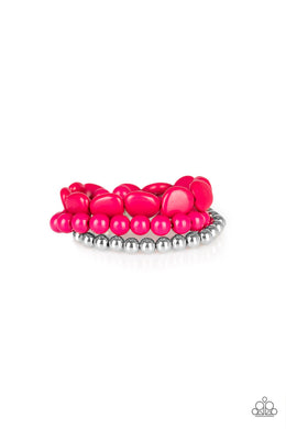 paparazzi-accessories-color-venture-pink-bracelet