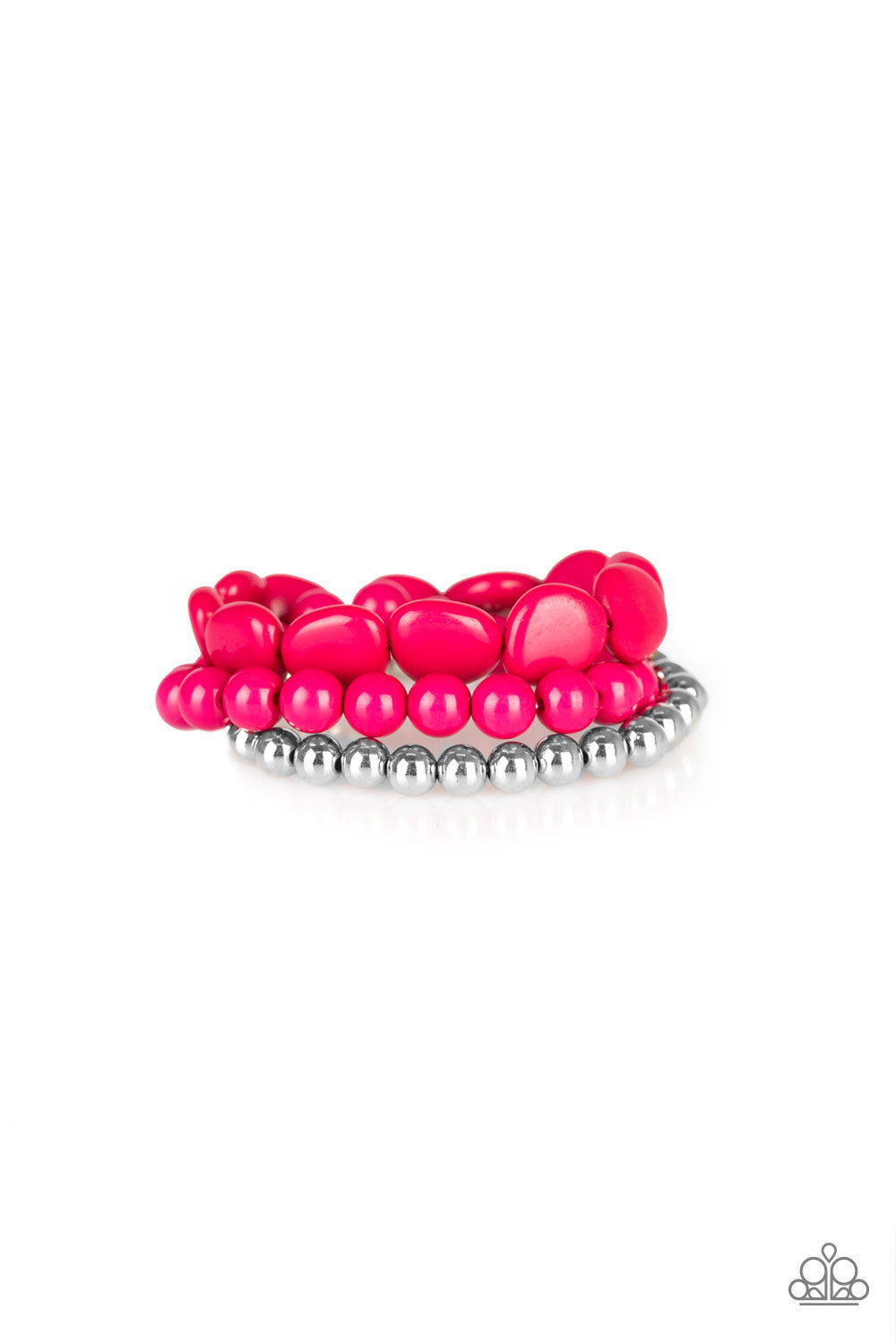 paparazzi-accessories-color-venture-pink-bracelet