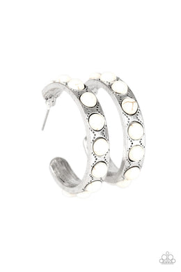 paparazzi-accessories-western-watering-hole-white-earrings