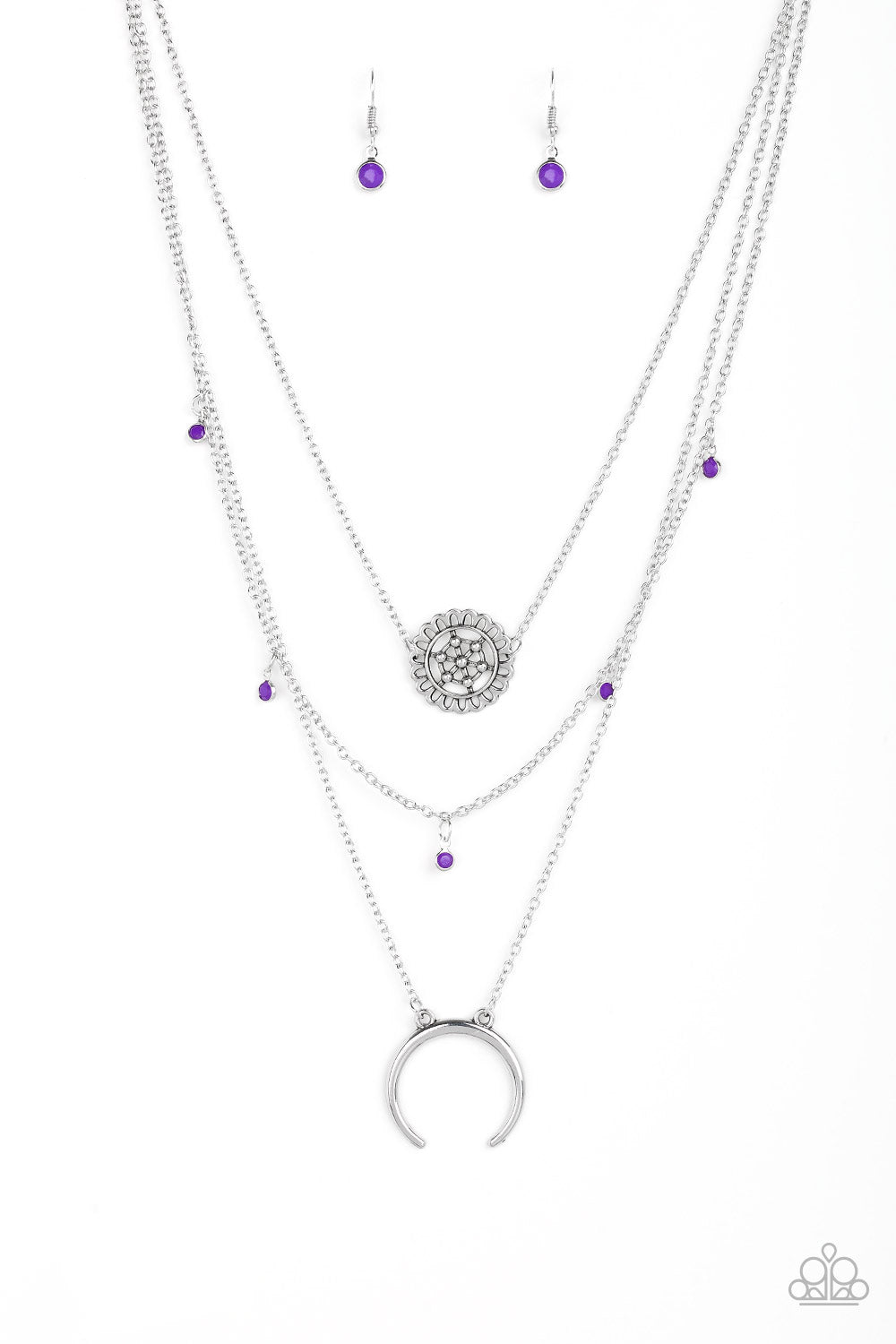 paparazzi-accessories-lunar-lotus-purple-necklace