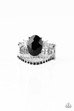 paparazzi-accessories-spectacular-sparkle-black-ring