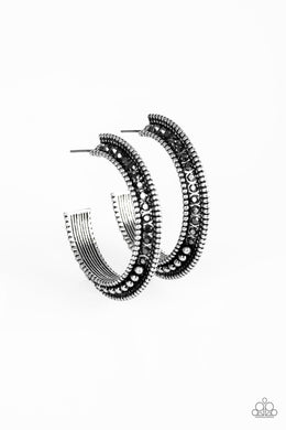 paparazzi-accessories-retro-reverberation-silver-earrings