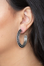 Load image into Gallery viewer, Retro Reverberation - Silver Earrings - Paprazzi Jewelry

