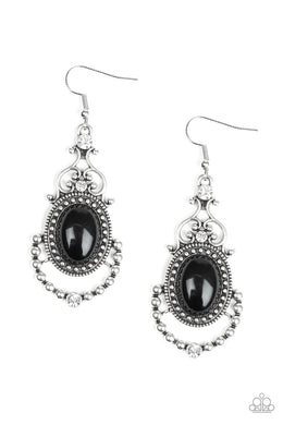 paparazzi-accessories-cameo-and-juliet-black-earrings