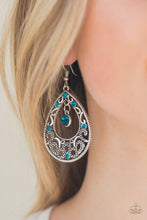 Load image into Gallery viewer, Gotta Get That Glow - Blue Earrings - Paparazzi Jewelry
