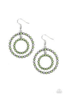 paparazzi-accessories-vibrant-venture-green-earrings