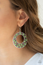 Load image into Gallery viewer, San Diego Samba - Green Earrings - Paprazzi Jewelry
