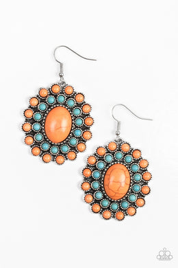 paparazzi-accessories-stone-solstice-orange-earrings