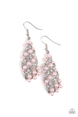 paparazzi-accessories-ballroom-waltz-pink-earrings