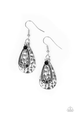 paparazzi-accessories-rural-riches-black-earrings