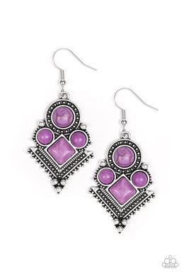 paparazzi-accessories-so-sonoran-purple-earrings