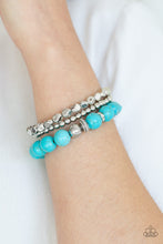 Load image into Gallery viewer, Rural Restoration - Blue Bracelet - Paparazzi Jewelry
