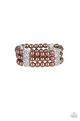 paparazzi-accessories-ritzy-ritz-brown-bracelet