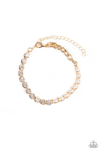 Out Like A SOCIALITE - Gold Bracelet - Paparazzi Jewelry