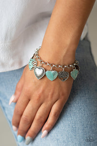 Garden Hearts - Green Bracelet - Paparazzi Jewelry
