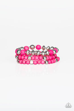 paparazzi-accessories-mountain-artist-pink-bracelet