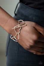 Load image into Gallery viewer, Take Heart - Rose Gold Bracelet - Paprazzi Jewelry
