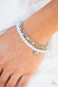 Love Like You Mean It - Blue Bracelet - Paparazzi Jewelry