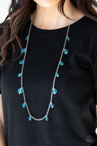 GLOW-Rider - Blue Necklace - Paparazzi Jewelry