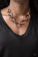 Load image into Gallery viewer, Jump Into The Ring - Copper Necklace - Paparazzi Jewelry
