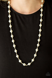 Behind The Scenes - Gold Necklace - Paparazzi Jewelry