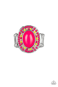 paparazzi-accessories-colorfully-rustic-pink-ring