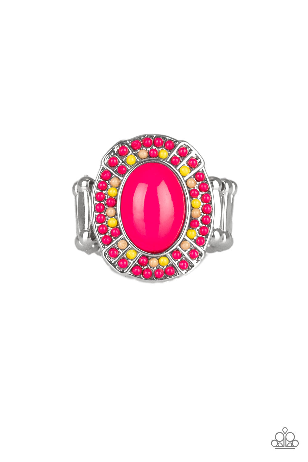 paparazzi-accessories-colorfully-rustic-pink-ring