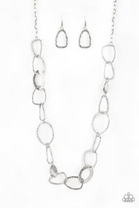 paparazzi-accessories-metro-nouveau-silver-necklace
