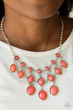 Load image into Gallery viewer, Mermaid Marmalade - Orange Necklace - Paparazzi Jewelry
