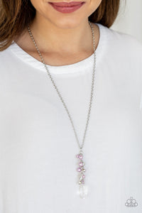 Teardrop Serenity - Purple Necklace - Paparazzi Jewelry