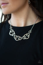 Load image into Gallery viewer, Going In Circles - Silver Necklace - Paparazzi Jewelry
