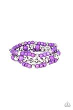 Load image into Gallery viewer, paparazzi-accessories-mountain-artist-purple-bracelet
