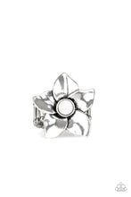 Load image into Gallery viewer, paparazzi-accessories-ask-for-flowers-white-ring
