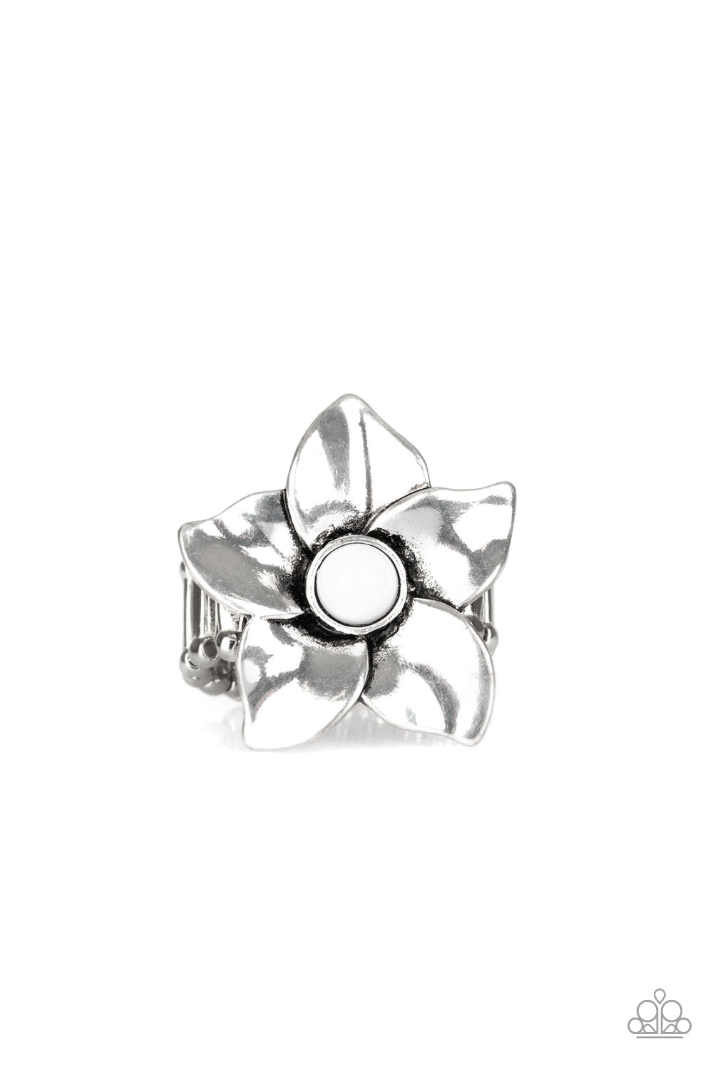 paparazzi-accessories-ask-for-flowers-white-ring